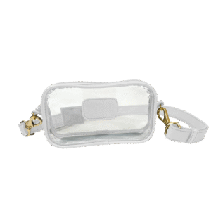 Clear Crosslet-White Leather