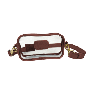 Clear Crosslet-Wine Leather